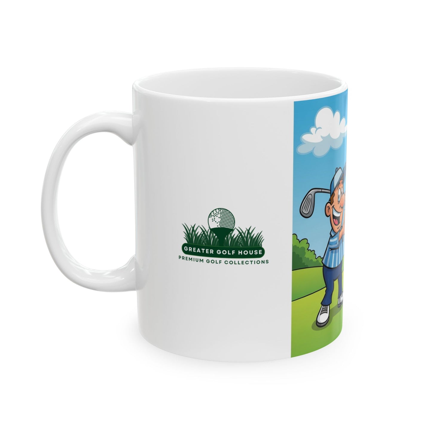Cartoon Golfer Mug