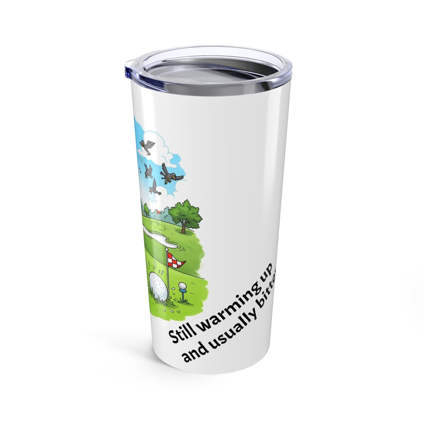 Cartoon 20oz Tumbler - Bitter Coffee