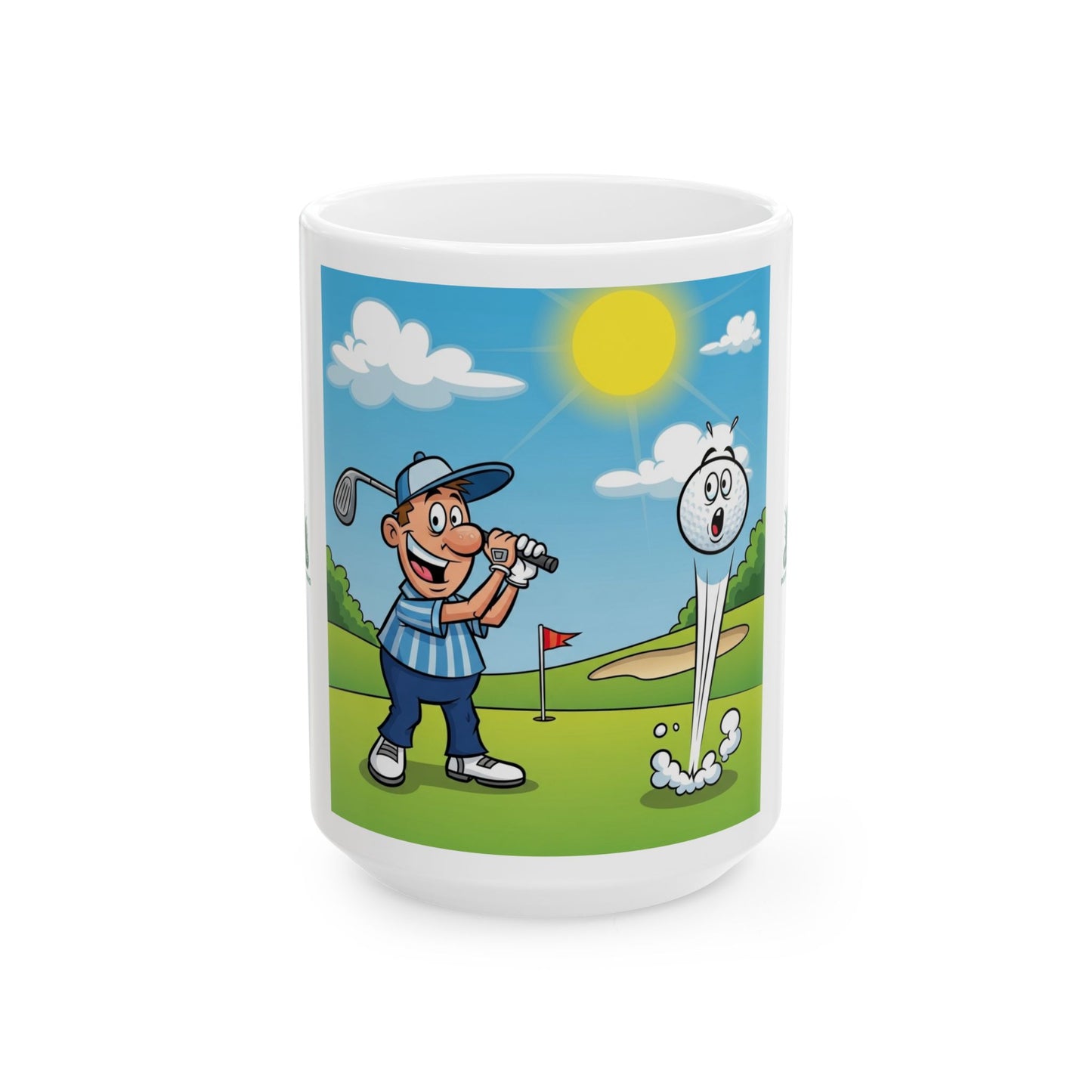 Cartoon Golfer Mug