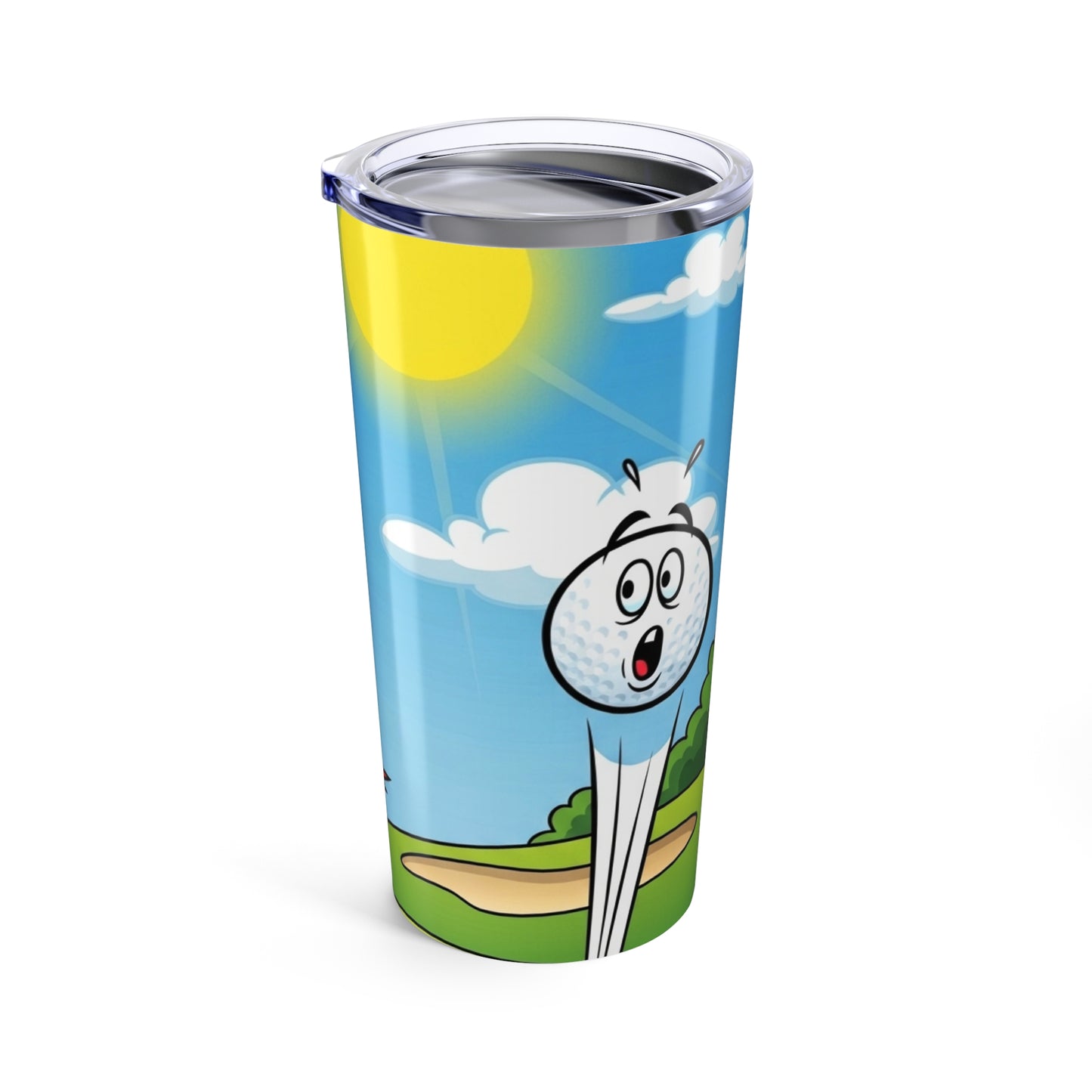 Cartoon 20 oz Tumbler - Tee-Time