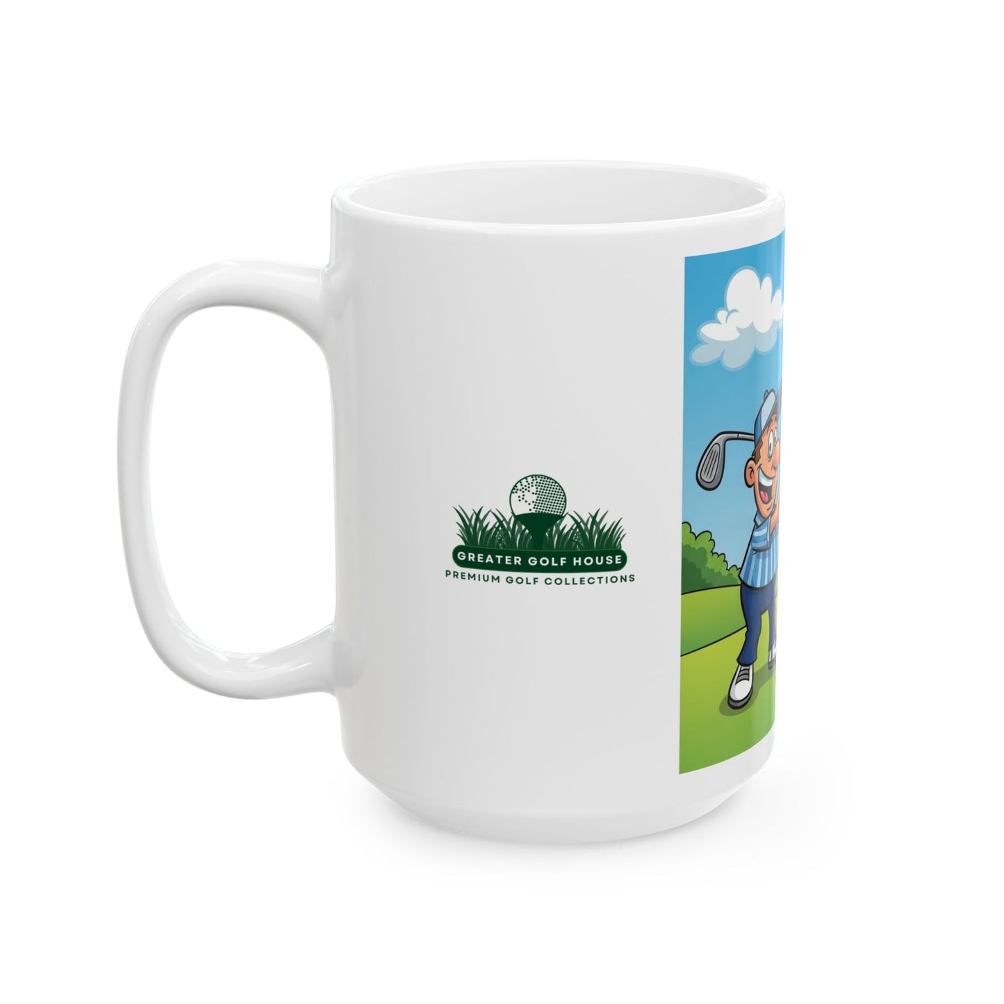 Cartoon Golfer Mug
