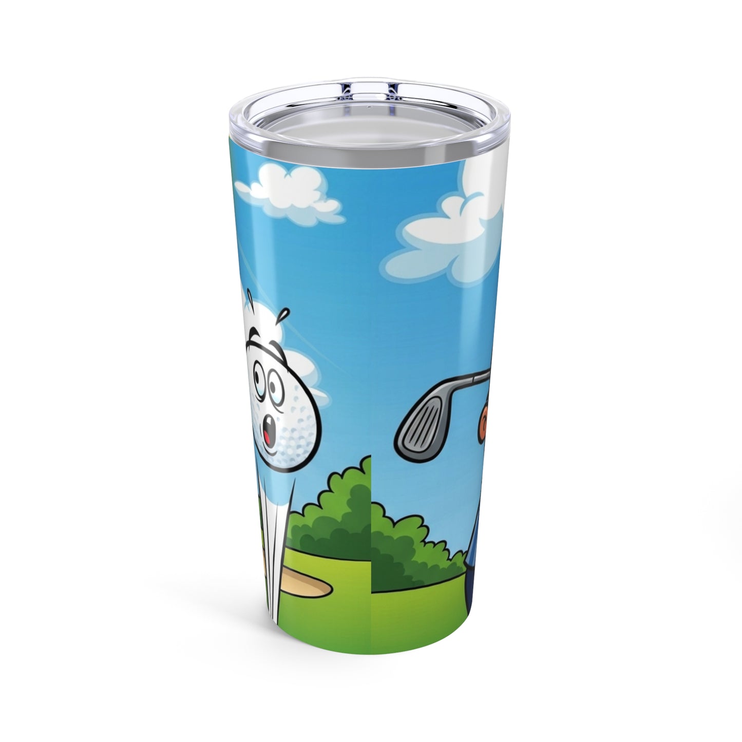 Cartoon 20 oz Tumbler - Tee-Time