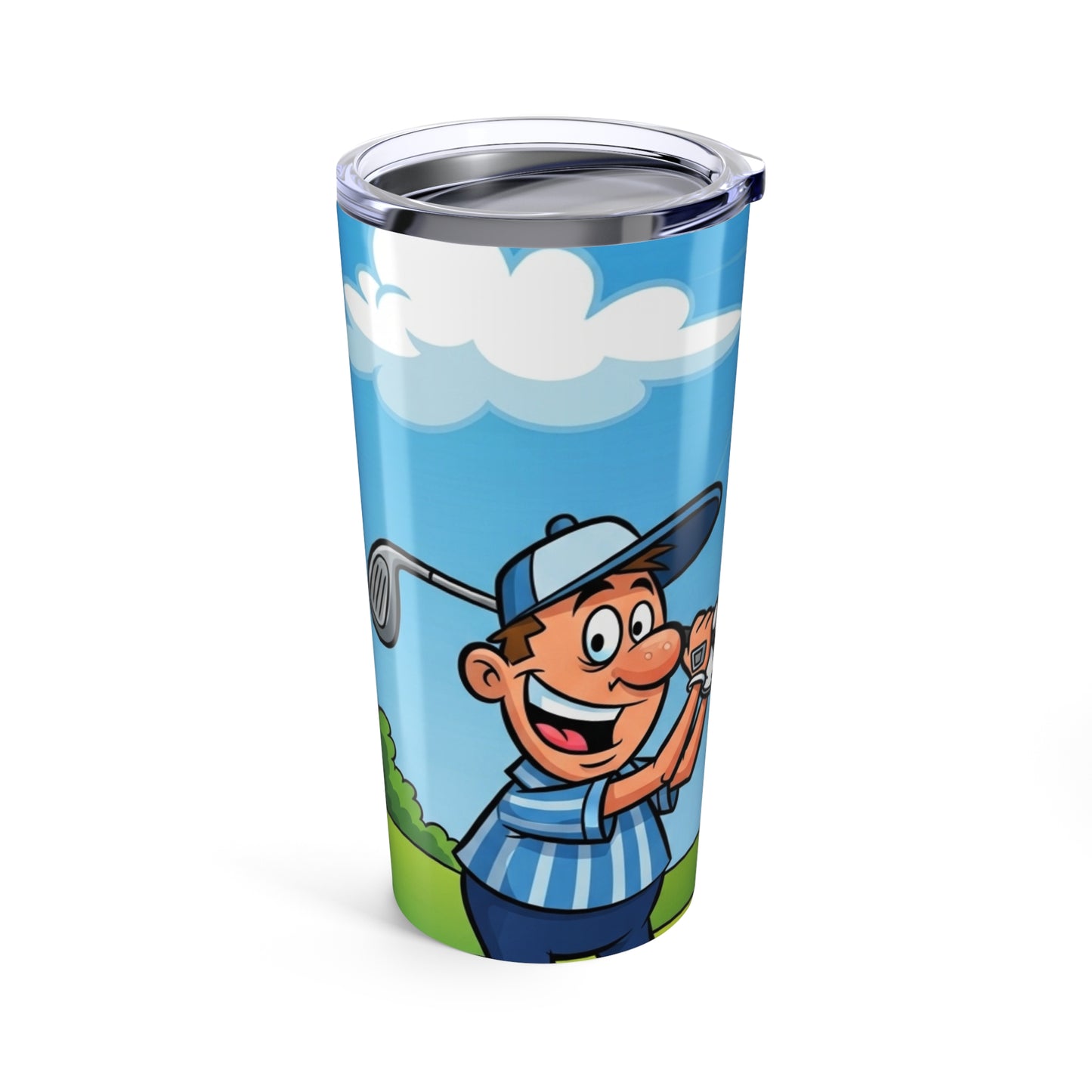 Cartoon 20 oz Tumbler - Tee-Time