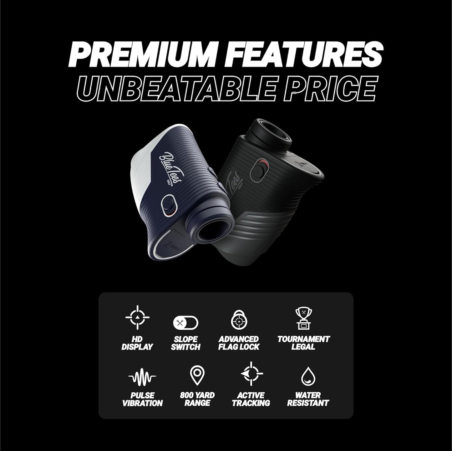 BLUE TEES GOLF - Series 2 Pro Plus + Laser Rangefinder