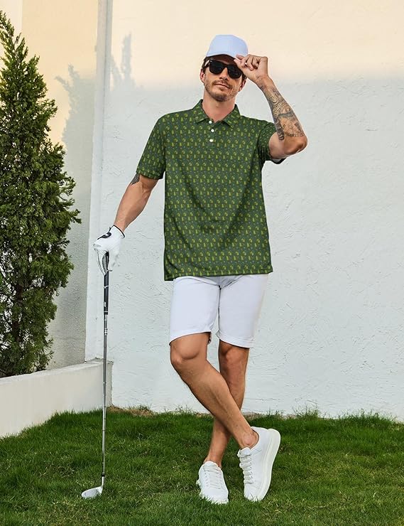 Frog Golfer Golf Polo - Ayunix