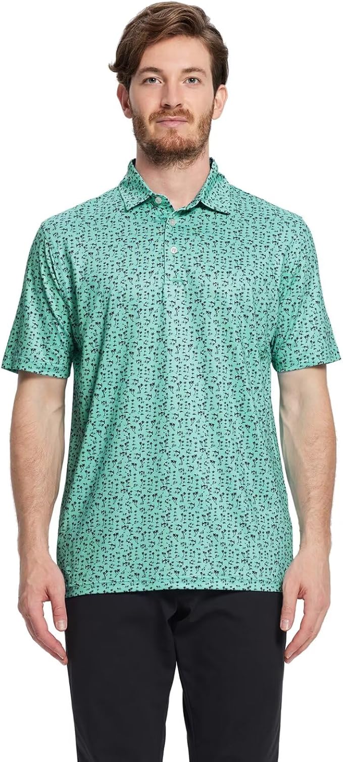 Rich Collection - Mint Sea Golf Polo