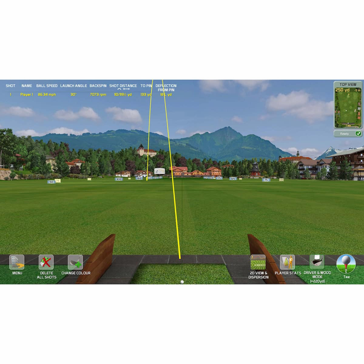 Mevo+ TeeParty™ Golf Simulator Package