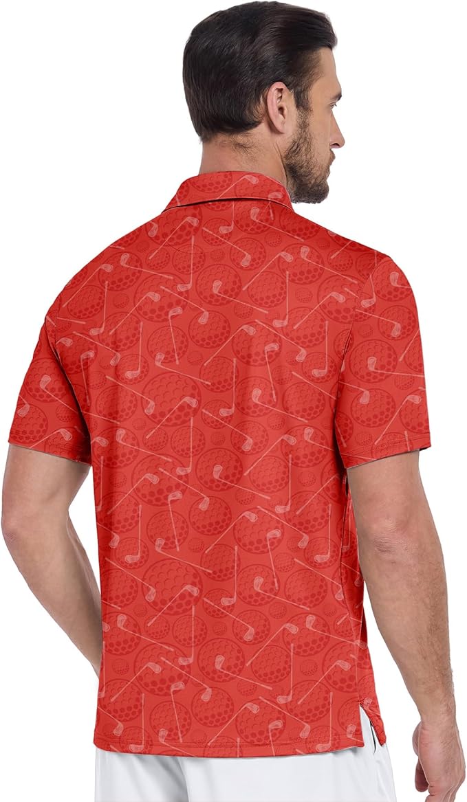 ZITY - Performance Polo, Orange Golf