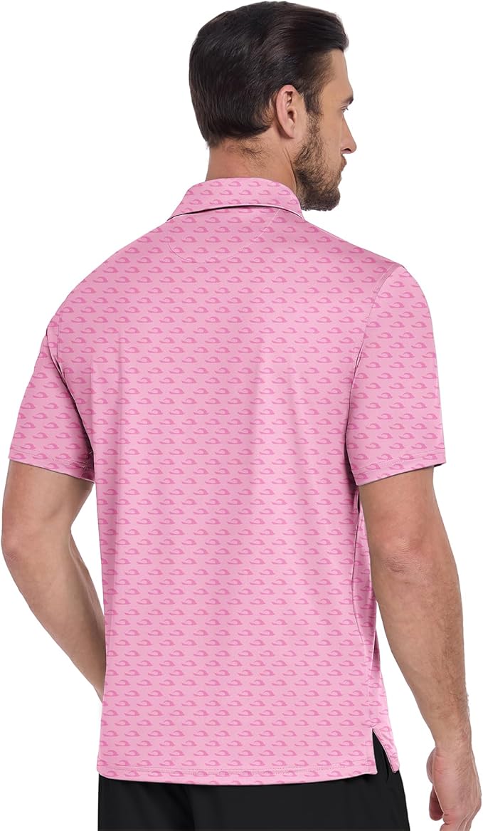 ZITY - Performance Polo, Pink Waves
