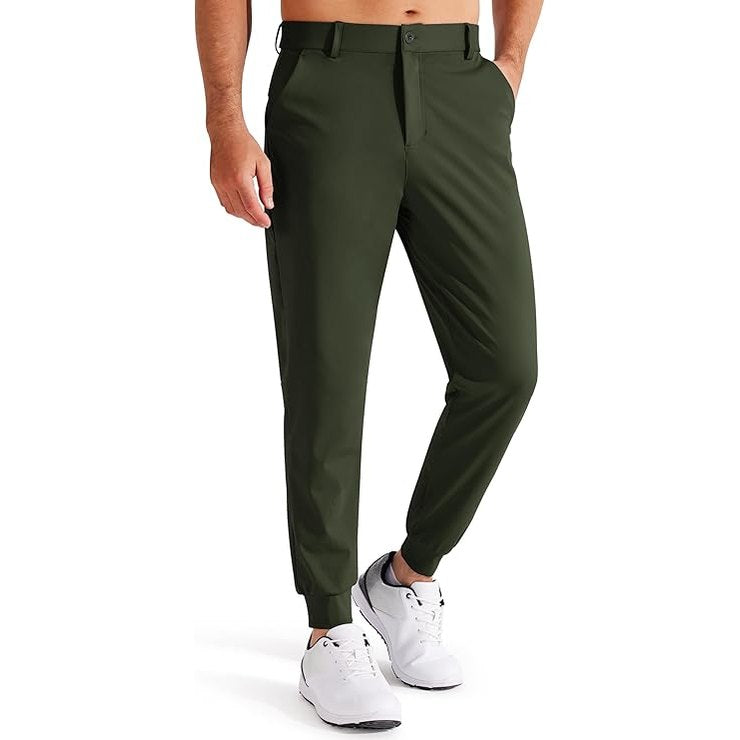 Men's Golf Joggers, Lightweight, 3 Pockets, Slim Fit