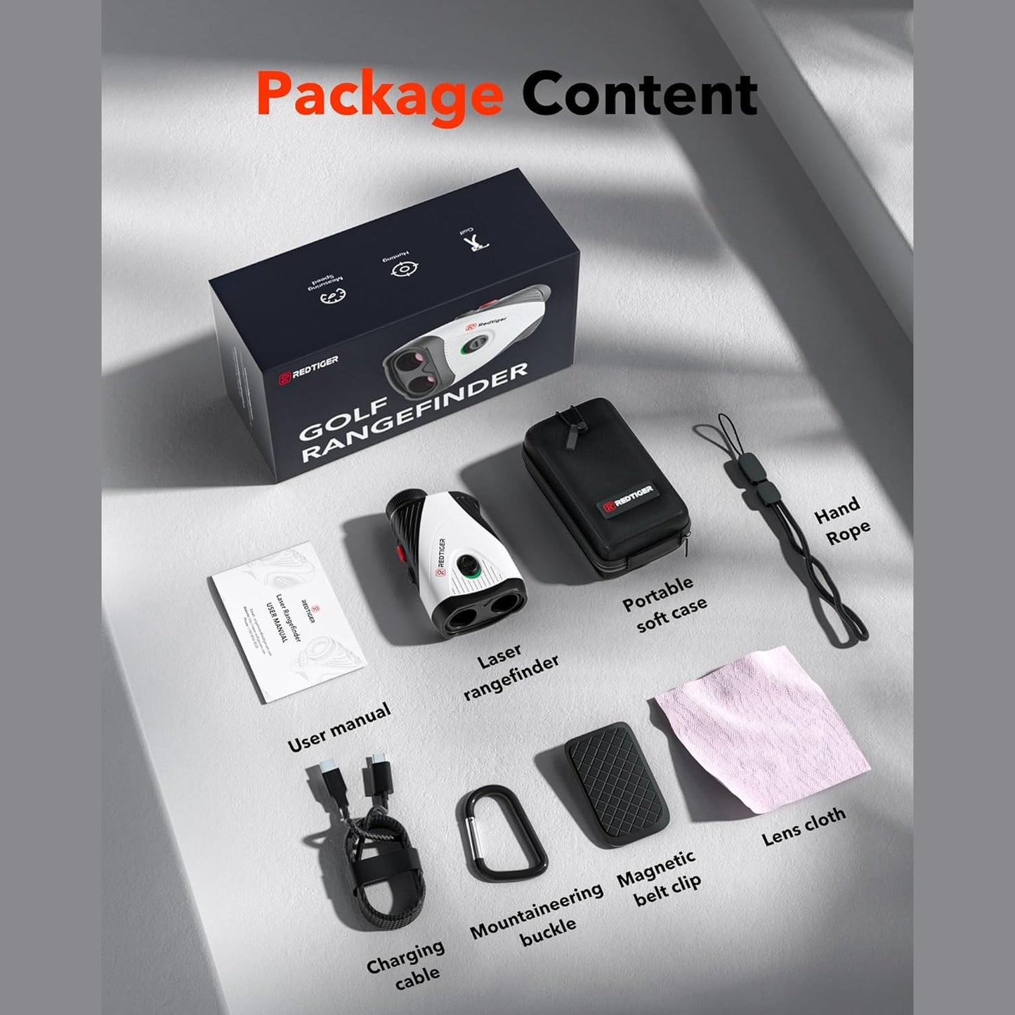 REDTIGER Golf Rangefinder with Slope