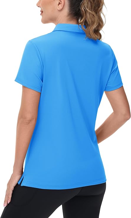 Women's V-Neck Polo - TACVASEN