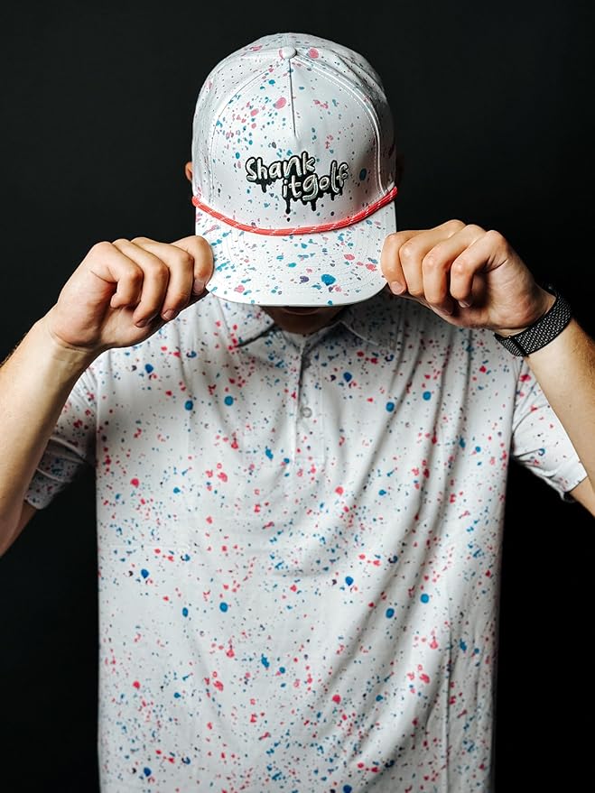 SHANKITGOLF Splatter Paint Golf Hat