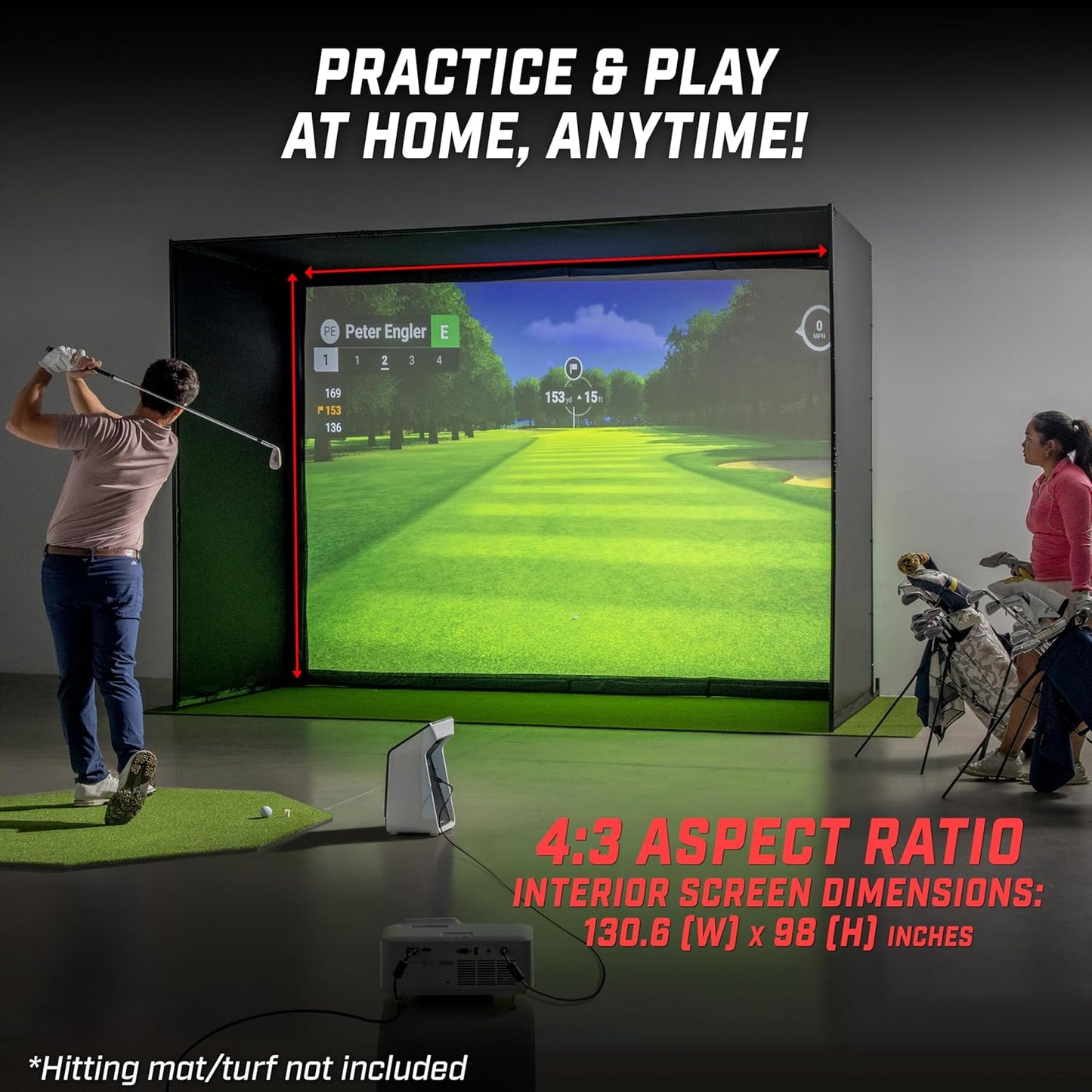 GoSports Golf Simulator Enclosure