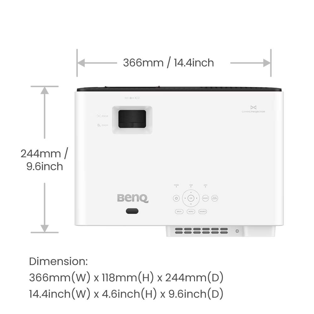 X500i 4K HDR 4LED Short Throw Console Gaming Projector
