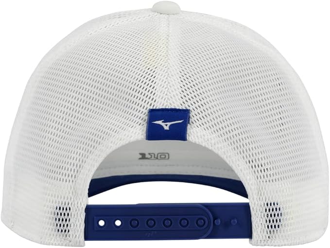 The Mizuno Unisex Crossed Clubs Meshback Golf Hat
