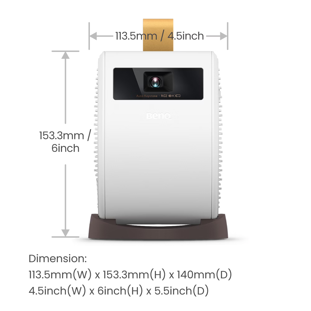 GV11 Portable Smart Projector with Rotating Angle Projection
