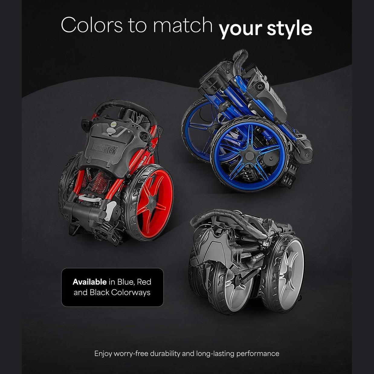 Compact Golf Push Cart - Caddytek