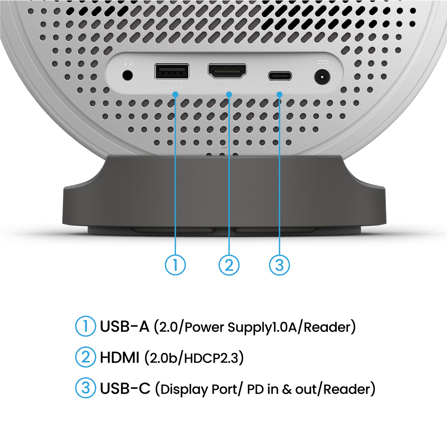 GV50 1080p 500lm Laser Portable Projector with Google TV