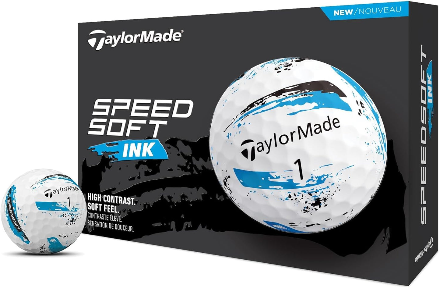 TaylorMade Speed-Soft Golf Balls (Ink Edition)
