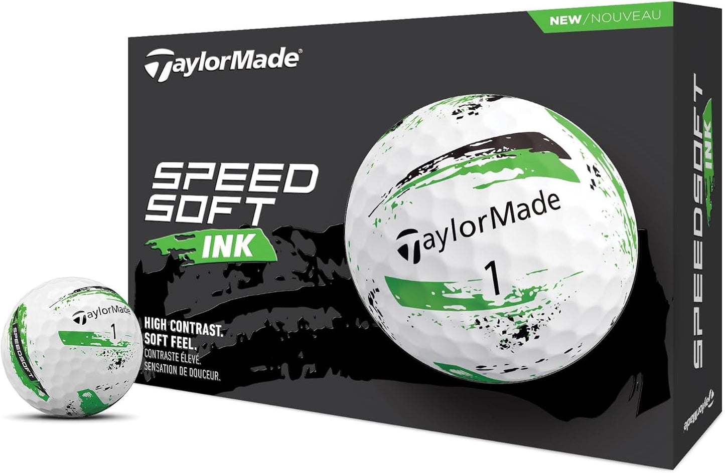 TaylorMade Speed-Soft Golf Balls (Ink Edition)