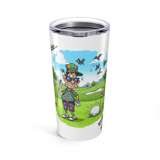 Cartoon 20oz Tumbler - Bitter Coffee