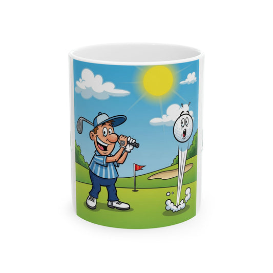 Cartoon Golfer Mug
