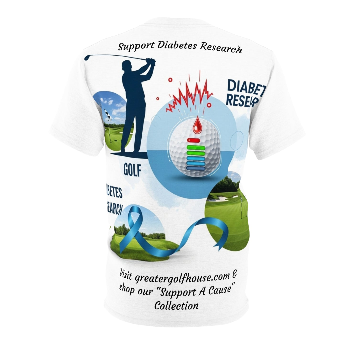 Support A Cause - Diabetes Research T-Shirt