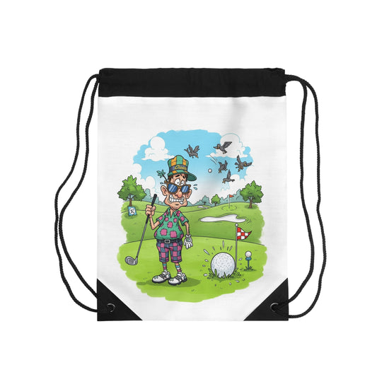 Greater Golf House Drawstring Bag