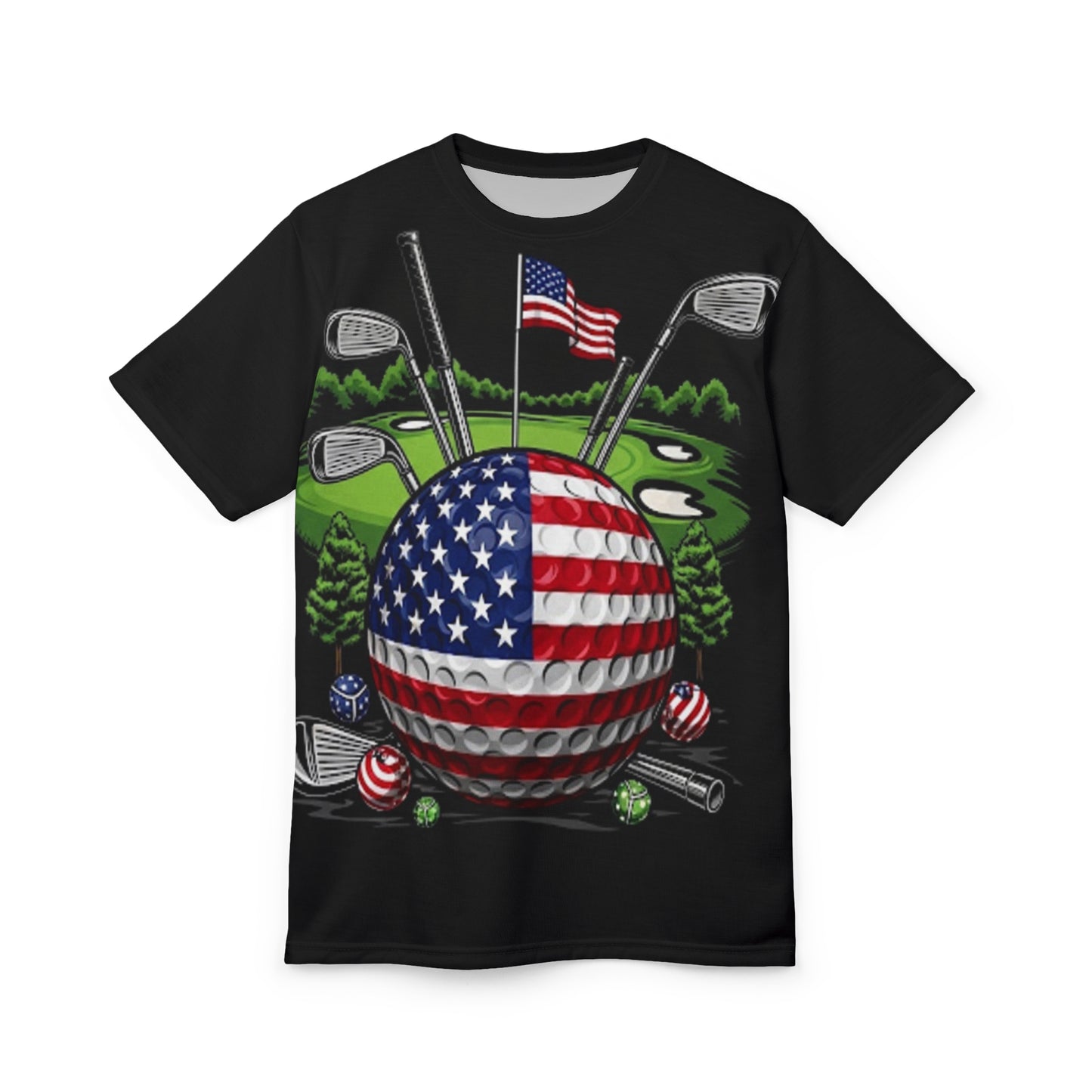 GGH Patriotic Collection - Flag Ball T-Shirt