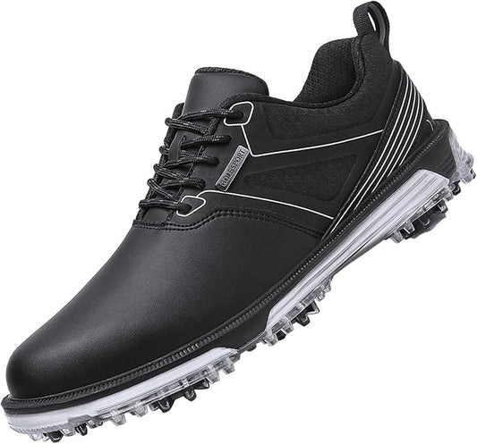 ULTIANT Men's Golf Shoes, Fixed Sole, Waterproof