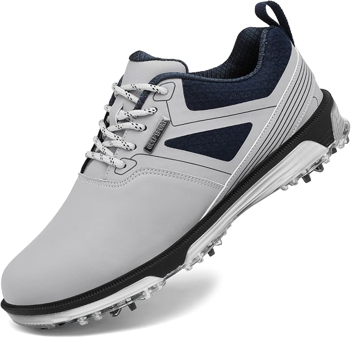 ULTIANT Men's Golf Shoes, Fixed Sole, Waterproof