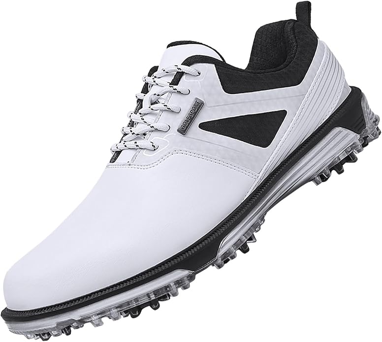 ULTIANT Men's Golf Shoes, Fixed Sole, Waterproof