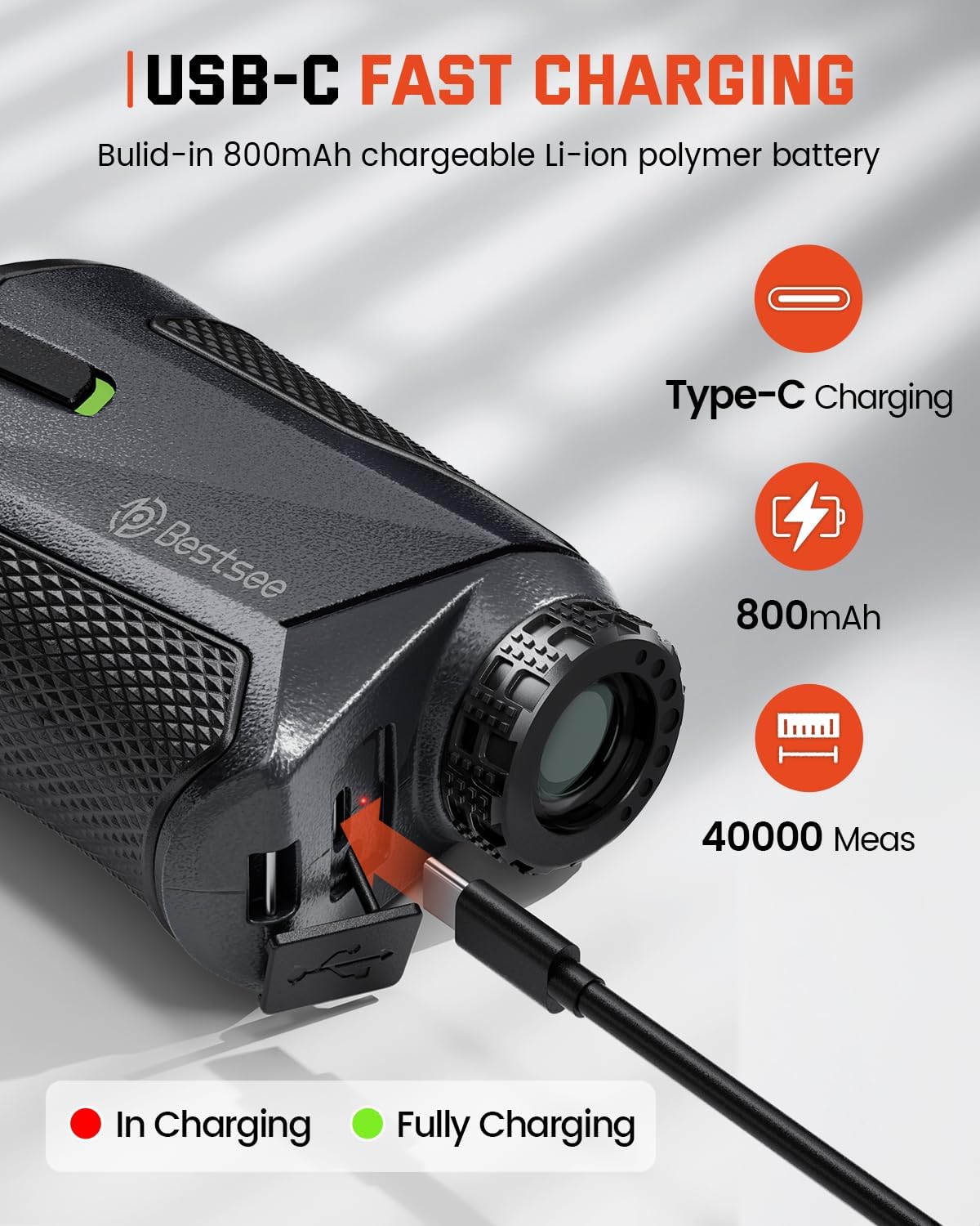 BESTSEE Golf Rangefinder with Slope