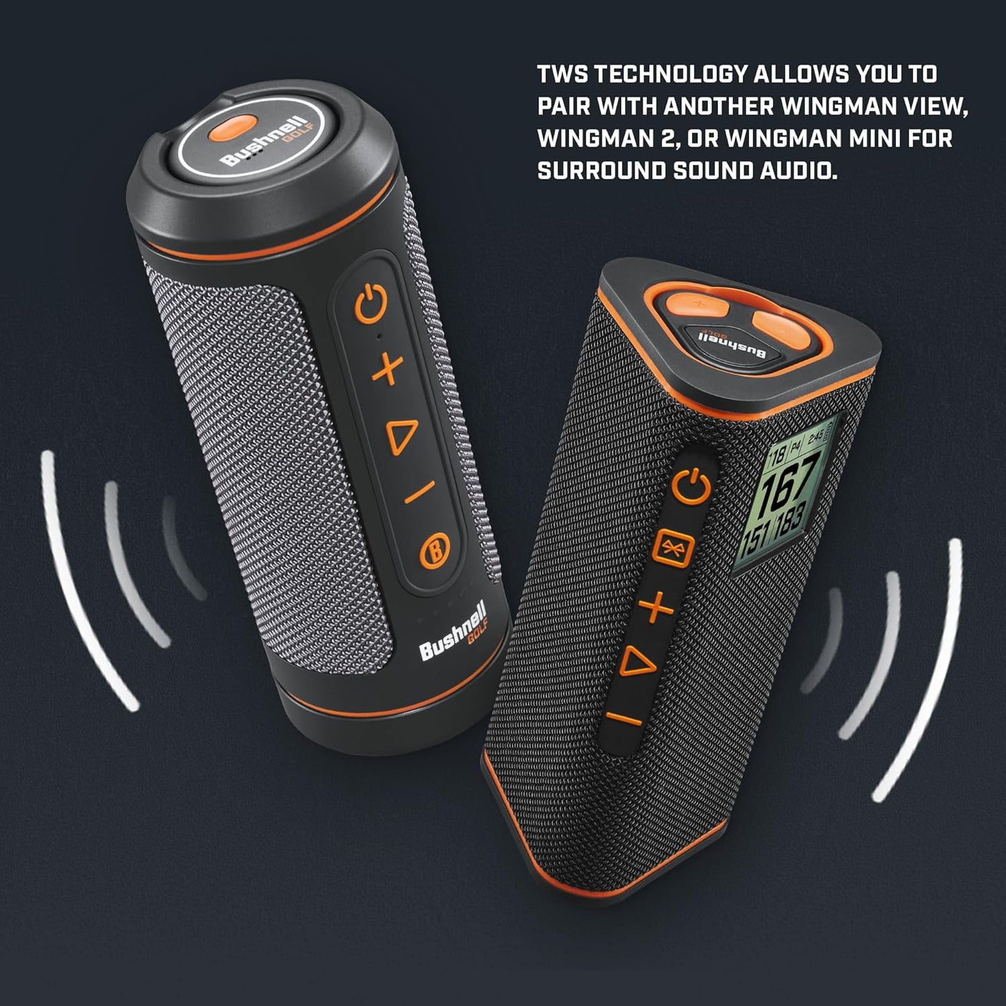 Bushnell Wingman View Golf GPS Speaker