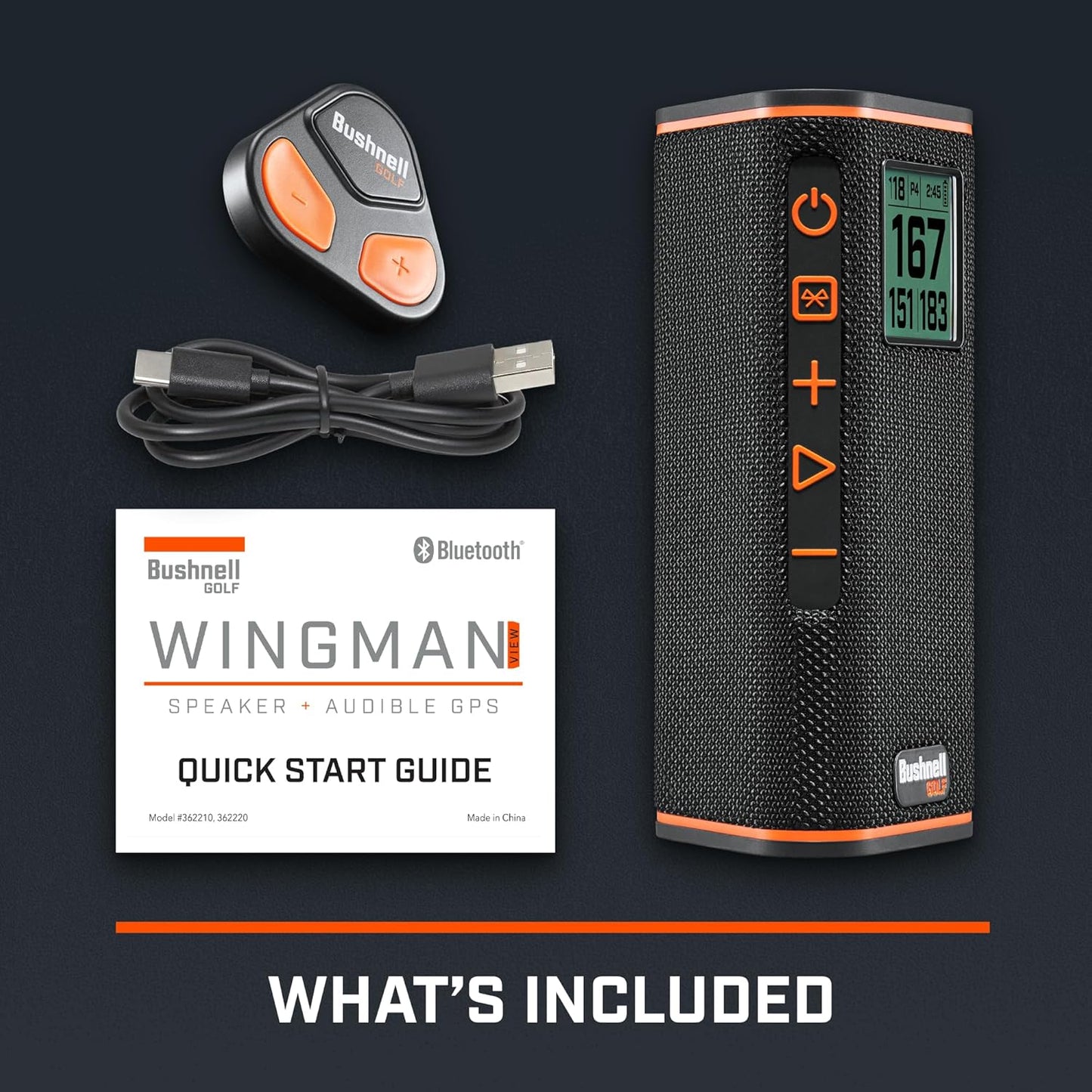 Bushnell Wingman View Golf GPS Speaker
