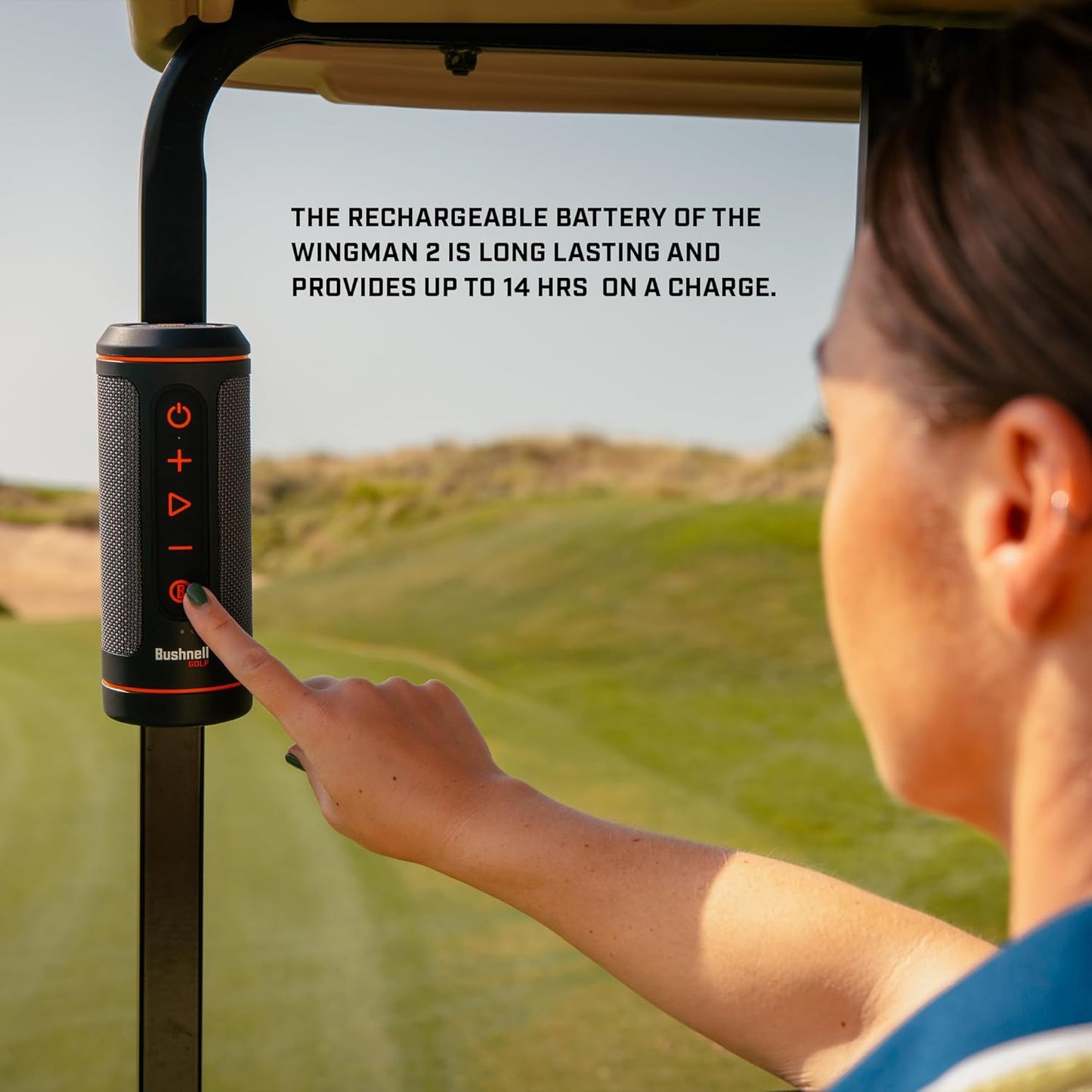 Bushnell Golf Wingman 2 Golf Speaker with Audible GPS Distances