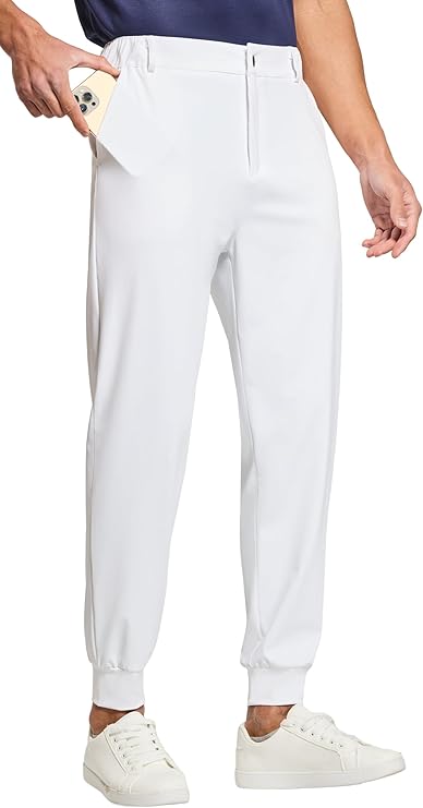 Men's Golf Joggers - Stretch Pants with 5 Pockets Slim Fit