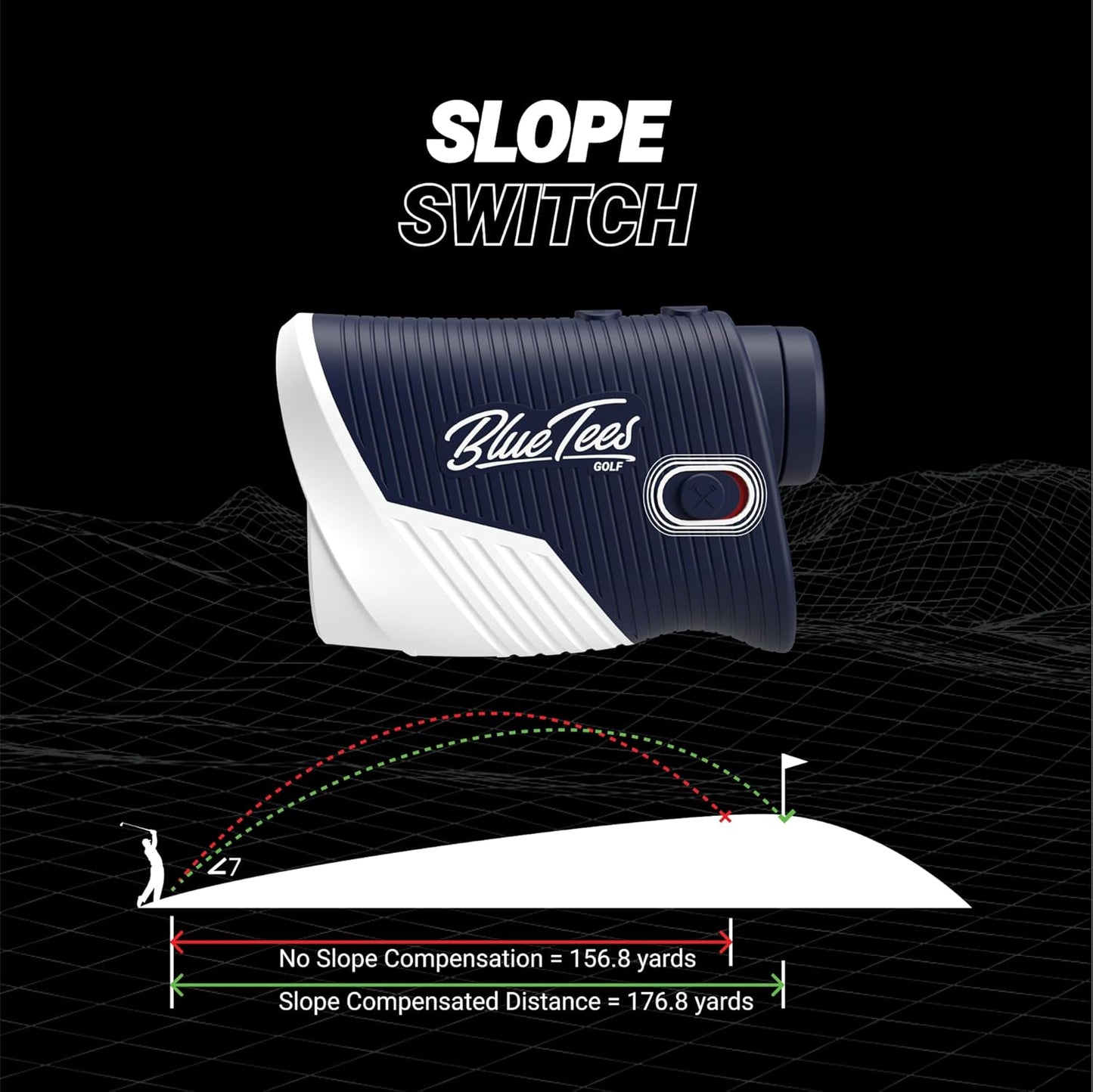 BLUE TEES GOLF - Series 2 Pro Plus + Laser Rangefinder