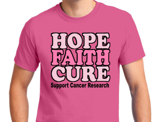 Hope, Faith, Cure T-Shirt Unisex