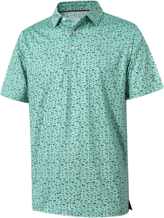 Rich Collection - Mint Sea Golf Polo