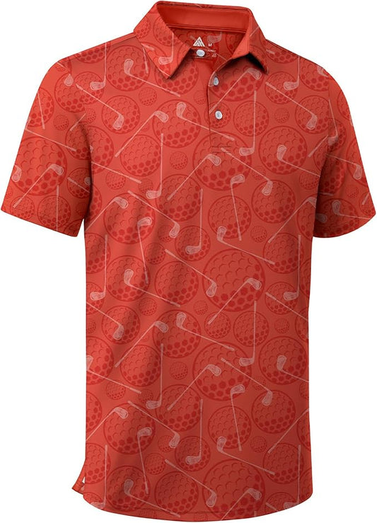 ZITY - Performance Polo, Orange Golf
