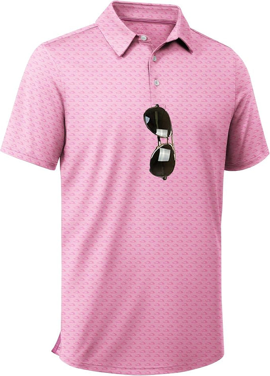ZITY - Performance Polo, Pink Waves