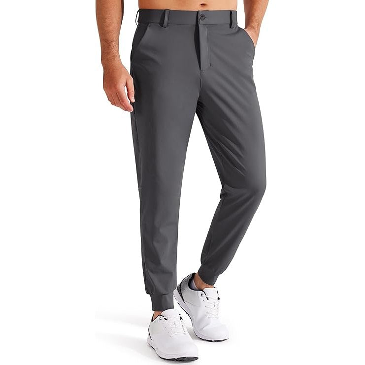 Men's Golf Joggers, Lightweight, 3 Pockets, Slim Fit