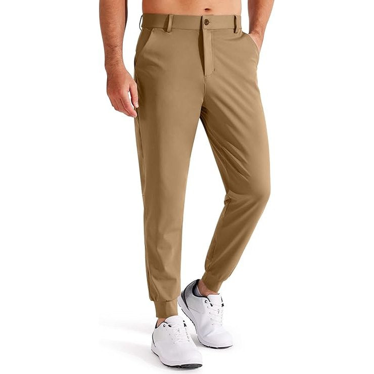 Men's Golf Joggers, Lightweight, 3 Pockets, Slim Fit