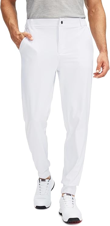 Men's Golf Joggers with 5 Pockets Slim Fit Stretch - Soothfeel