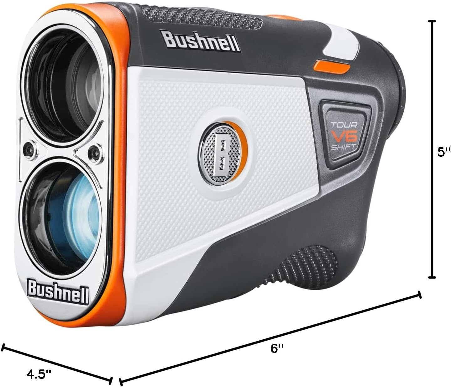 BUSHNELL GOLF Tour V6 Shift, White/Black/Orange