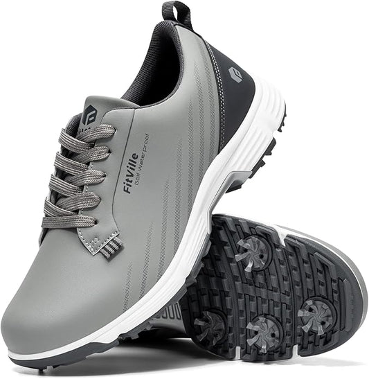 FitVille Men's Wide Golf Shoes
