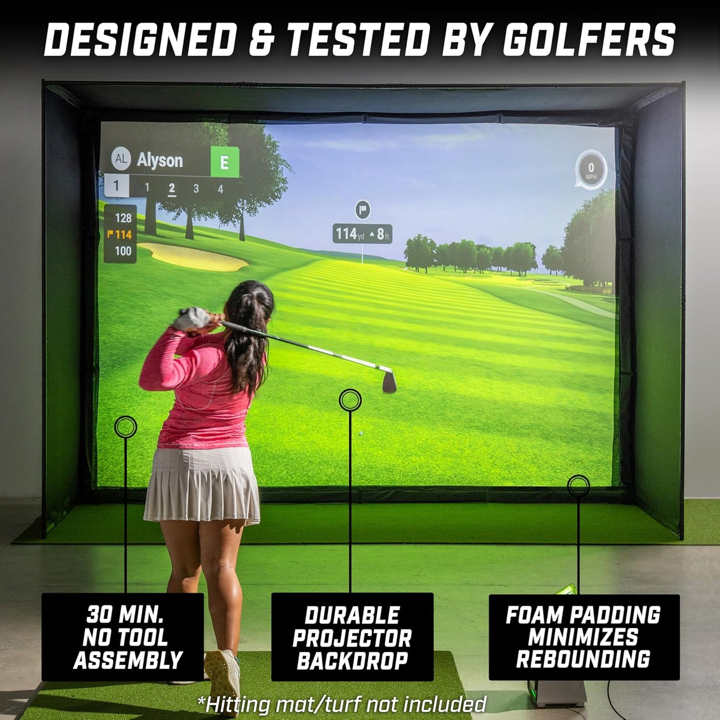 GoSports Golf Simulator Enclosure