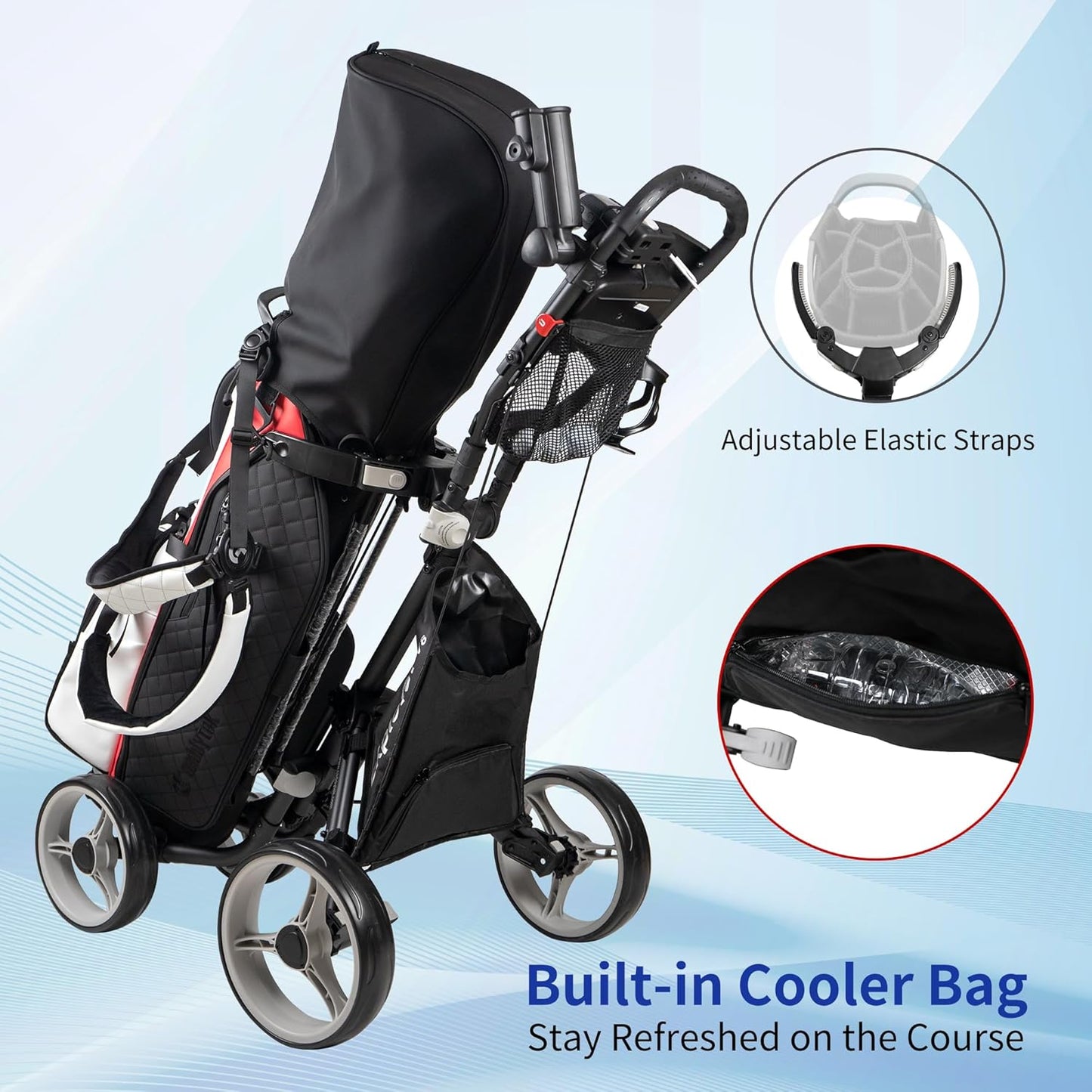 Explorer V8 Golf Push Cart - Caddytek